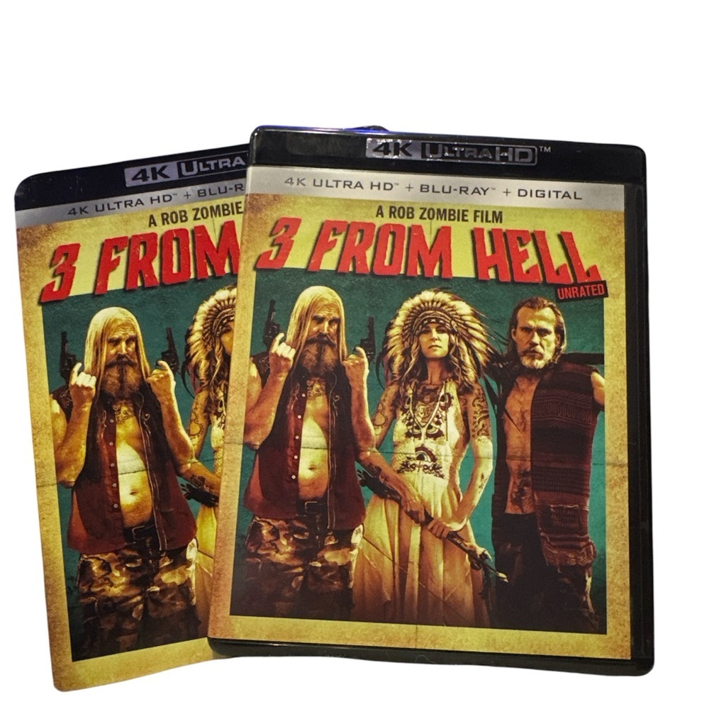🔥 7 MOVIES/$50 – Rob Zombie’s 3 FROM HELL (Unrated) – 4K Ultra HD + Blu-ray